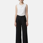 Pantaloni in Viscosa Nero