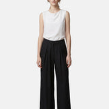 Pantaloni in Viscosa Nero