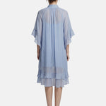 Vestito in Tencel Blu