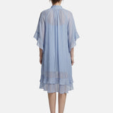 Vestito in Tencel Blu