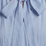 Vestito in Tencel Blu