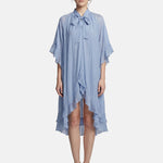 Vestito in Tencel Blu