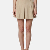 Gonna in Poliestere Beige