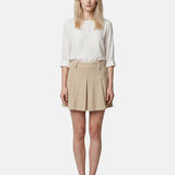 Gonna in Poliestere Beige