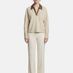 Camicia in Poliestere Beige