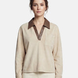 Camicia in Poliestere Beige