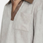 Camicia in Poliestere Verde Militare