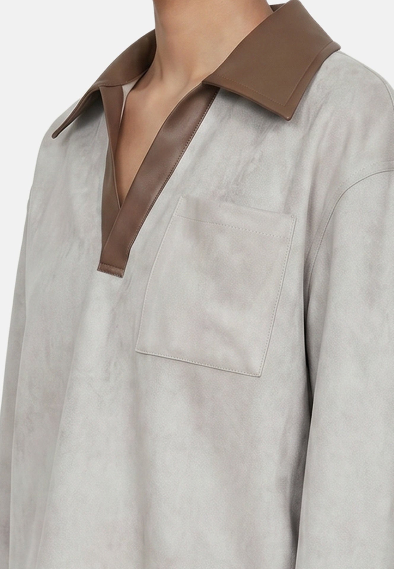 Camicia in Poliestere Verde Militare