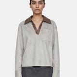 Camicia in Poliestere Verde Militare
