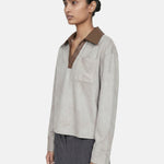 Camicia in Poliestere Verde Militare