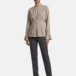 Blusa in 70% Viscosa 30% Tencel Beige