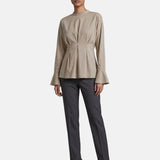 Blusa in 70% Viscosa 30% Tencel Beige