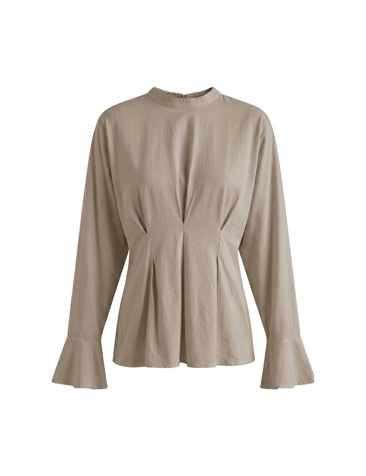 Blusa in 70% Viscosa 30% Tencel Beige