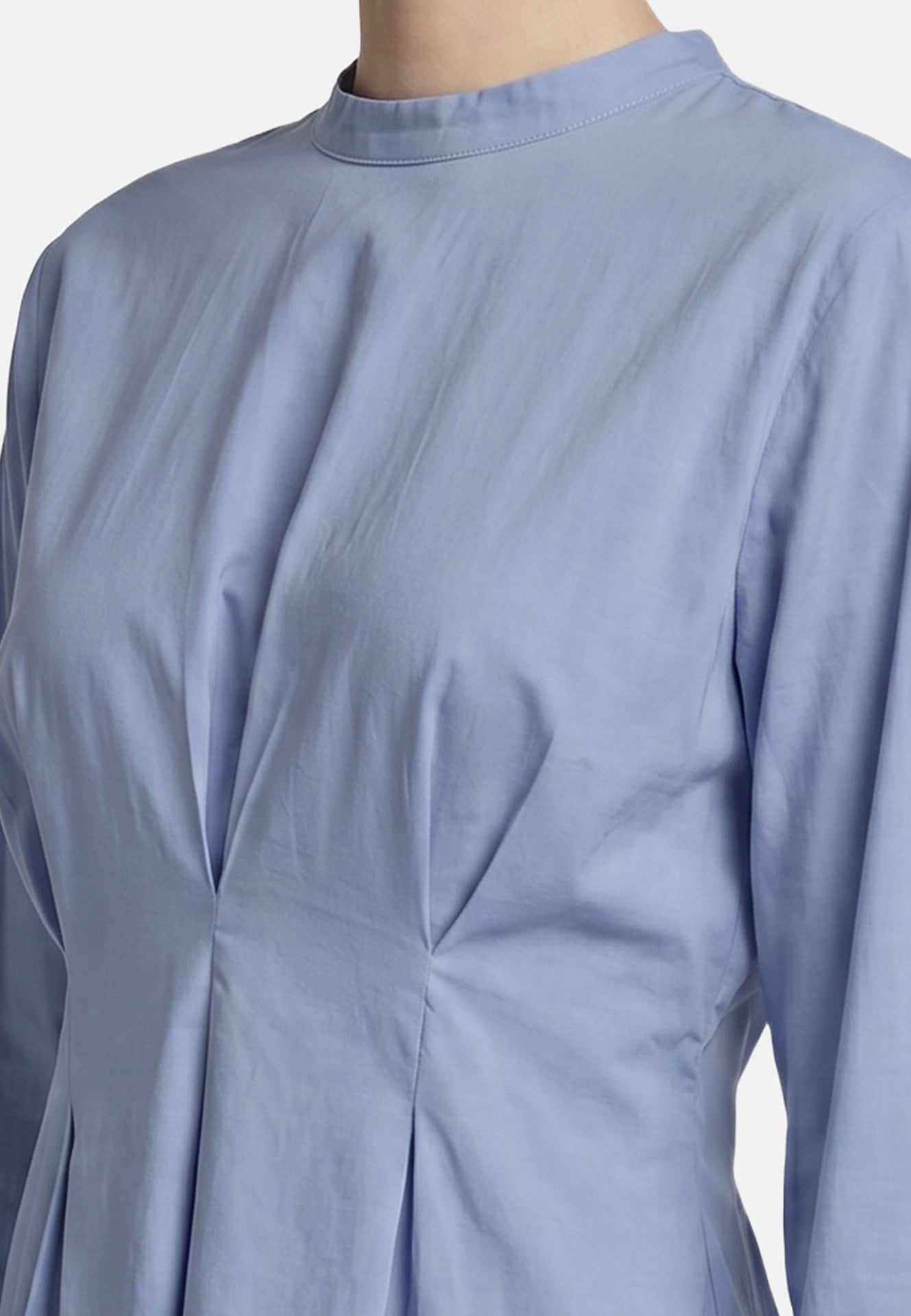 Blusa in 70% Viscosa 30% Tencel Blu Jeans