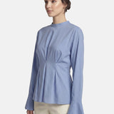 Blusa in 70% Viscosa 30% Tencel Blu Jeans