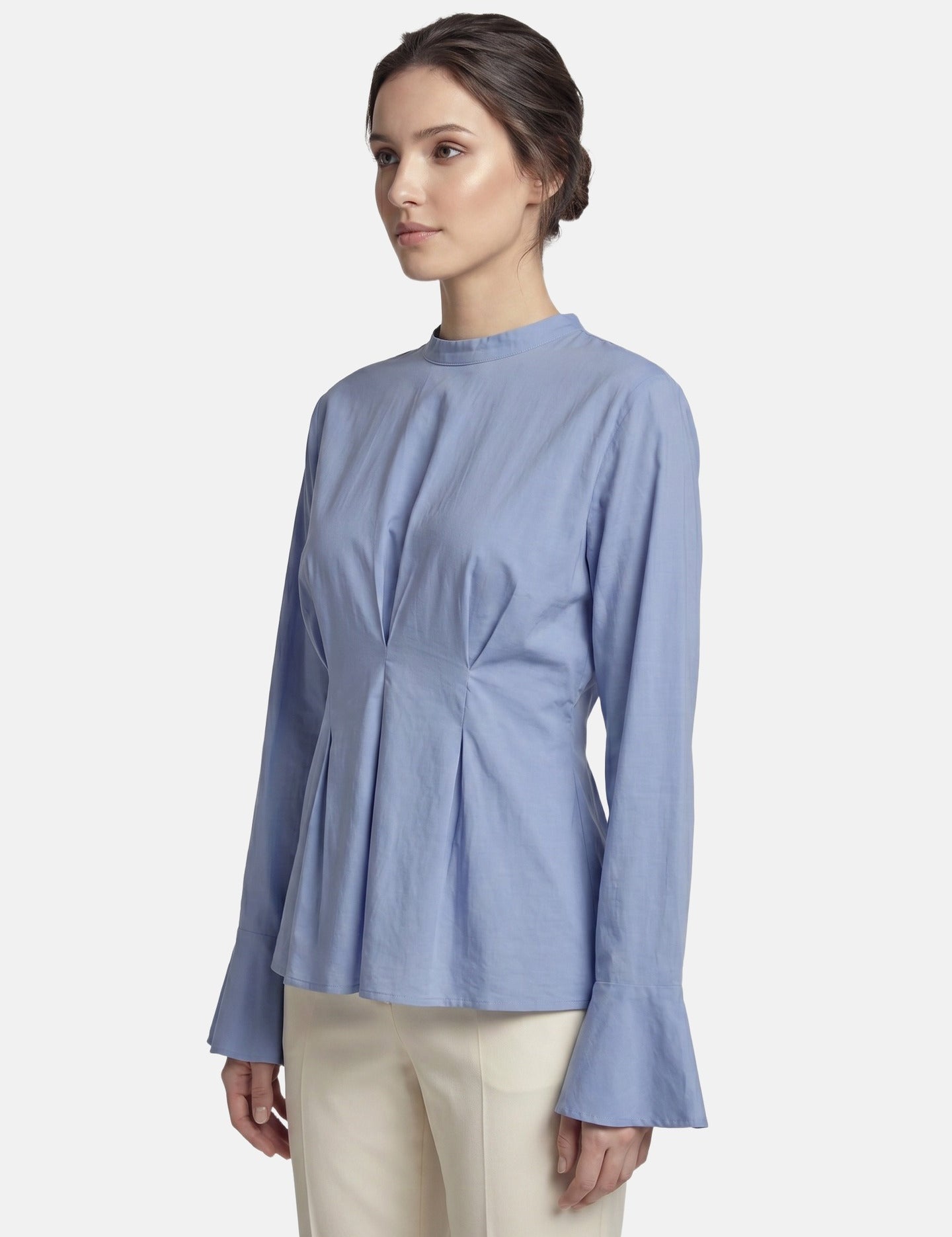 Blusa in 70% Viscosa 30% Tencel Blu Jeans