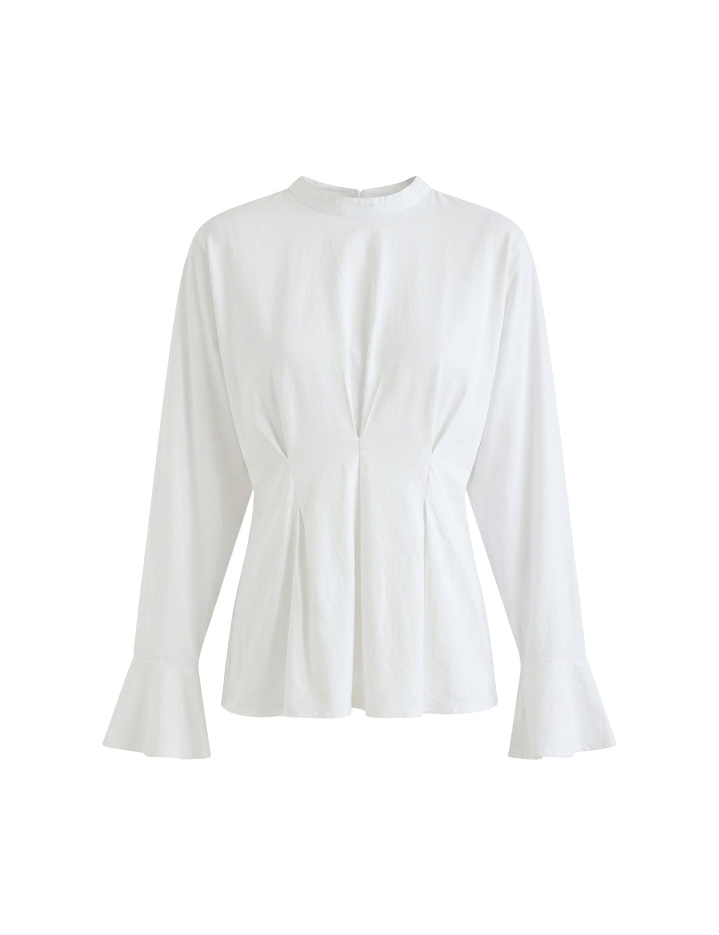 Blusa in 70% Viscosa 30% Tencel Bianco