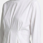 Blusa in 70% Viscosa 30% Tencel Bianco