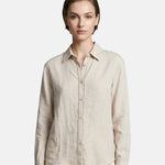 Camicia in Tencel Beige