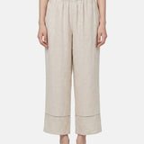 Pantaloni in Tencel Beige