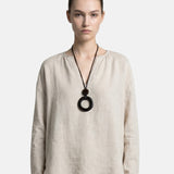 Blusa in Tencel Beige