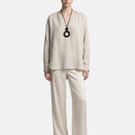 Blusa in Tencel Beige