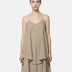 Vestito in Viscosa Beige