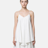 Vestito in Viscosa Bianco