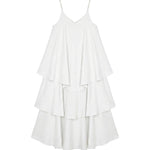 Vestito in Viscosa Bianco