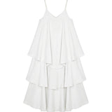 Vestito in Viscosa Bianco