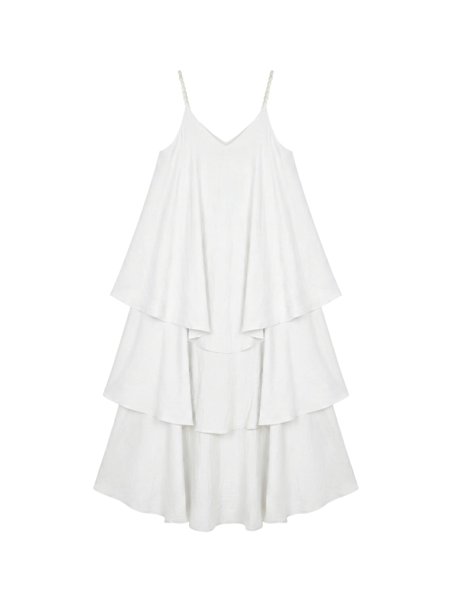 Vestito in Viscosa Bianco