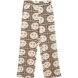 Pantaloni in Poliestere Marrone