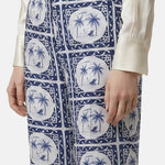 Pantaloni in Poliestere Blu Scuro