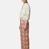 Pantaloni in Poliestere Rosso
