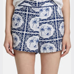 Pantaloncino in Poliestere Blu Scuro