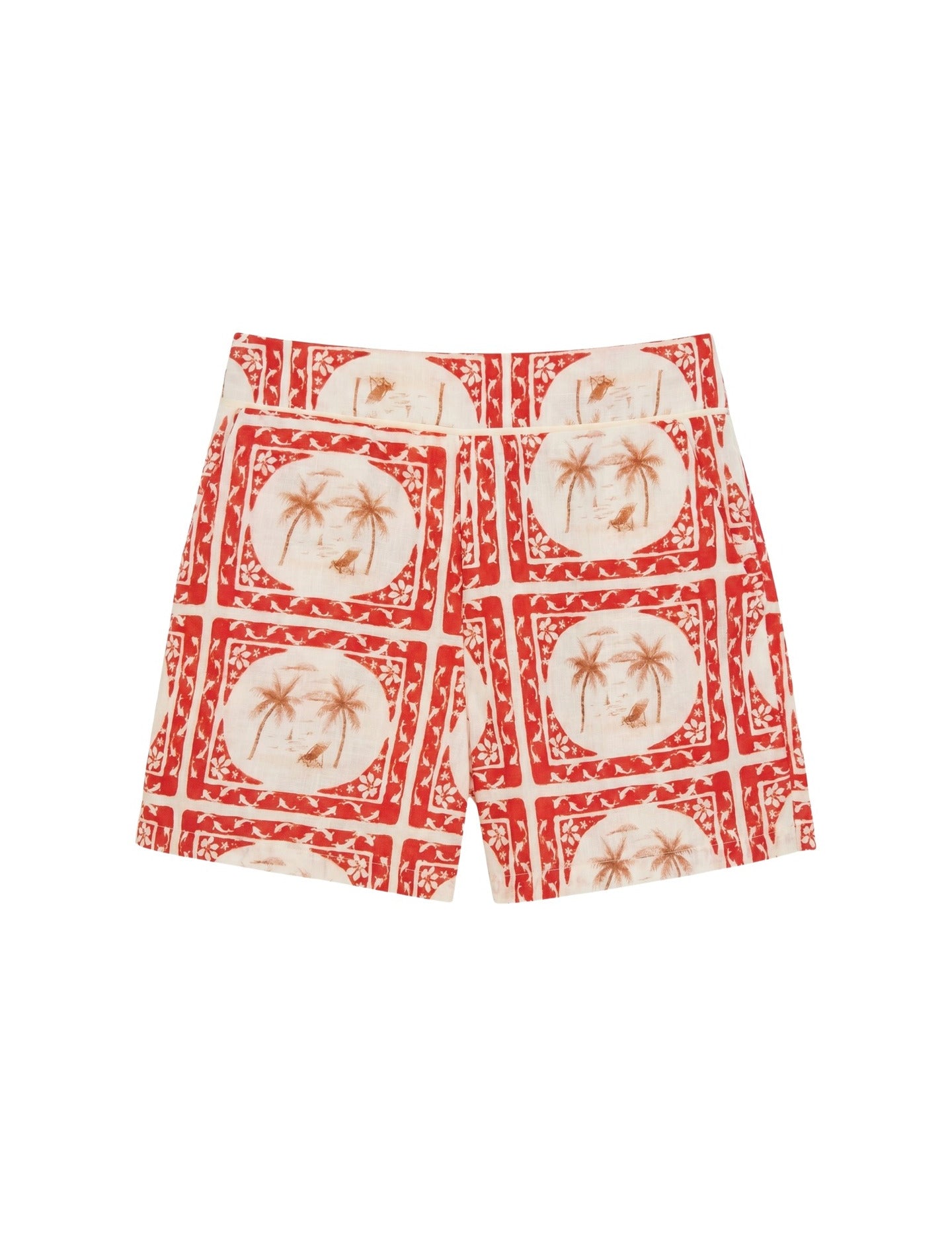 Pantaloncino in Poliestere Rosso