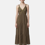 Vestito in Cotone Marrone