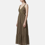Vestito in Cotone Marrone