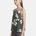 Canotta in Viscosa Verde Militare