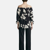 Blusa in Viscosa Nero