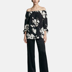 Blusa in Viscosa Nero