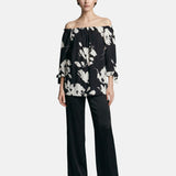 Blusa in Viscosa Nero