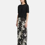 Pantaloni in Viscosa Nero