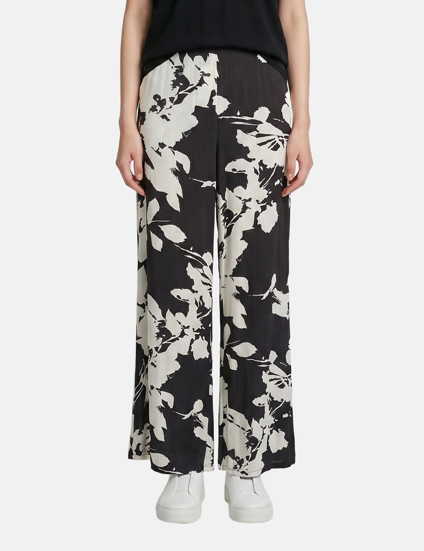 Pantaloni in Viscosa Nero