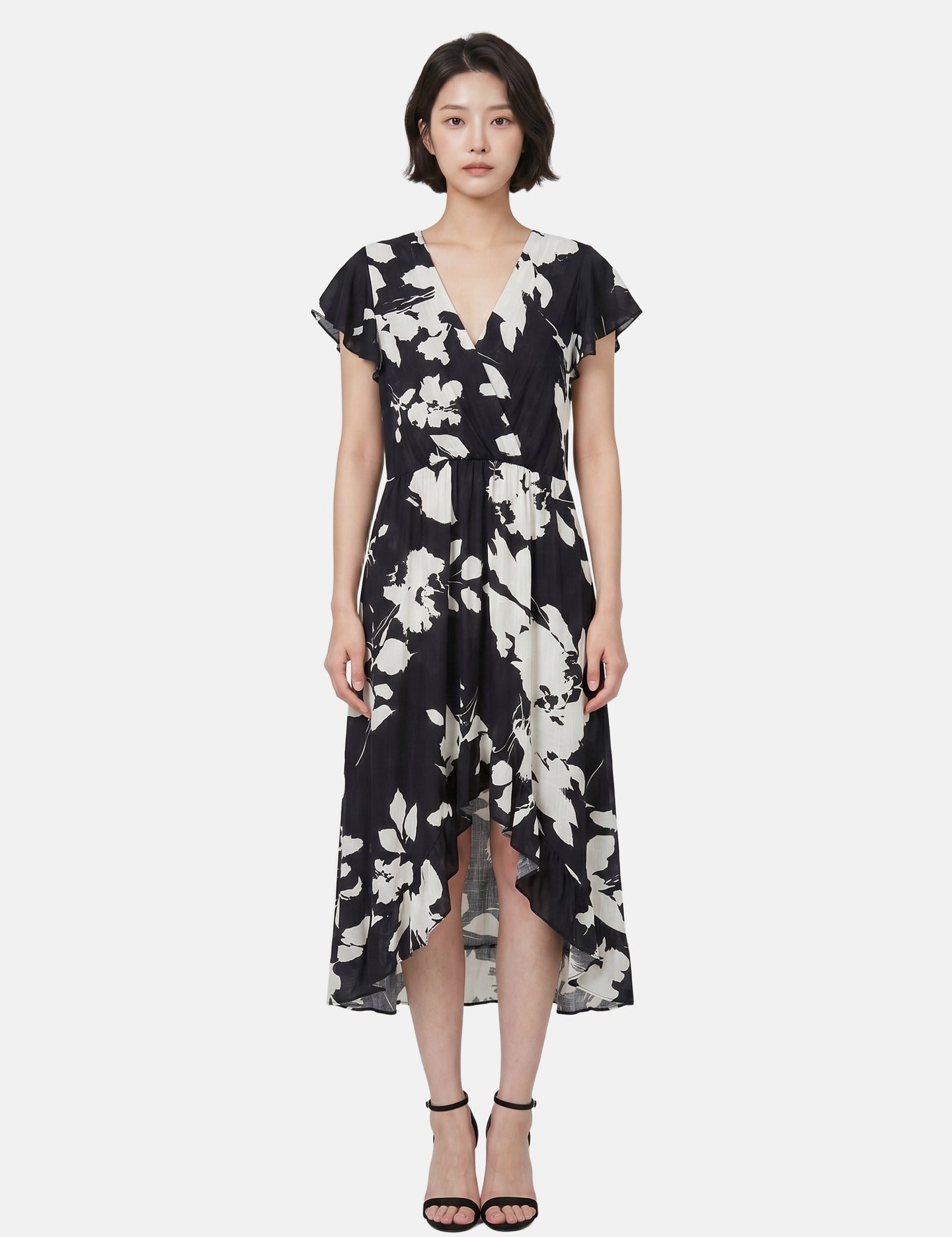 Vestito in Viscosa Nero