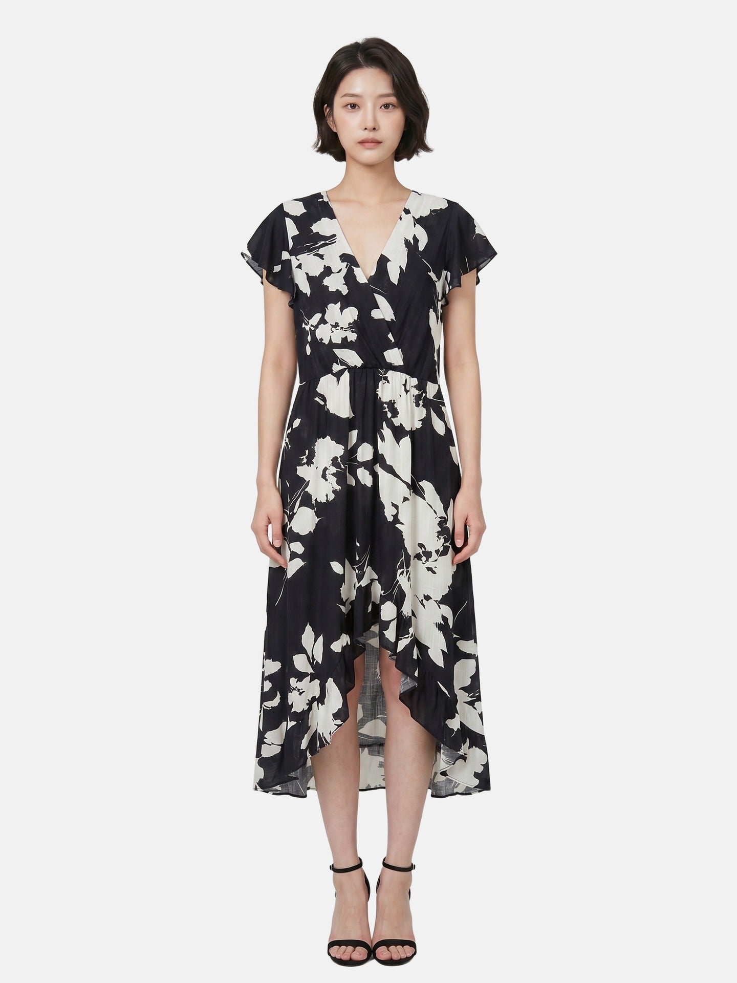 Vestito in Viscosa Nero