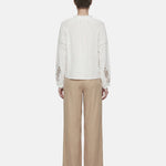 Blusa in Viscosa Bianco