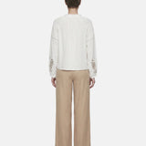Blusa in Viscosa Bianco