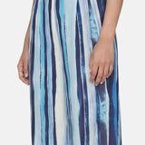 Pantaloni in Viscosa Blu