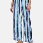 Pantaloni in Viscosa Blu